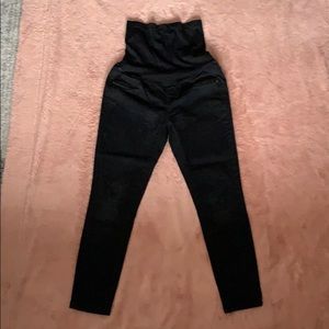 Black maternity skinny jeans